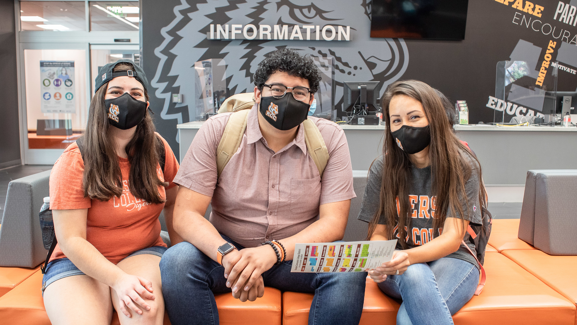 Students in masks