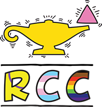Riverside Lamp of Learning with LGBTQIA2+ Colors
