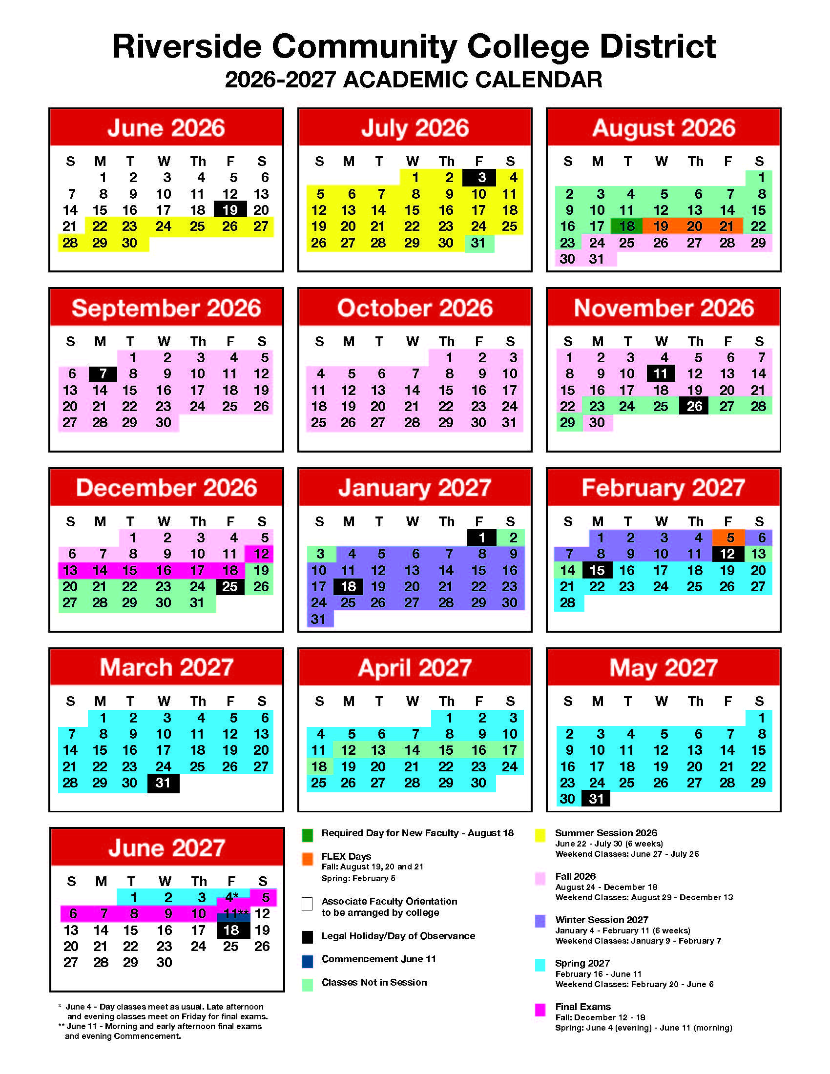 2026-2027 Calendar