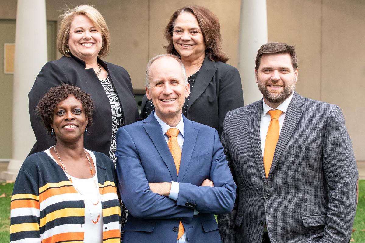 Dr. Anderson and his leadership team