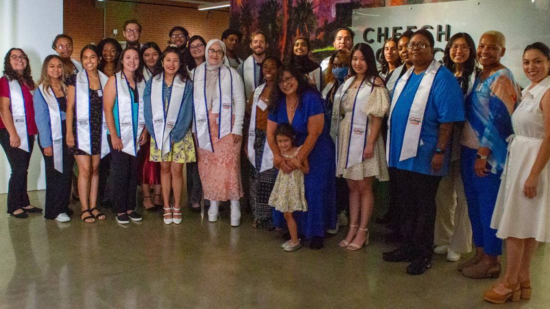 College Corps students group photo. 