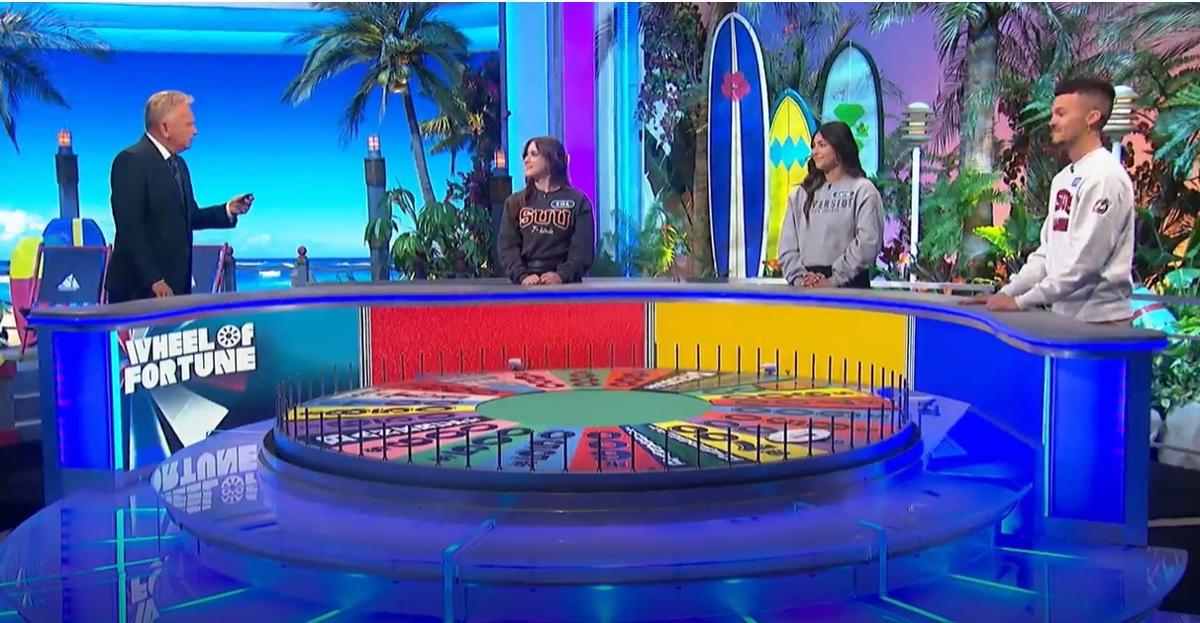 Wheel of Fortune Contestants - College week