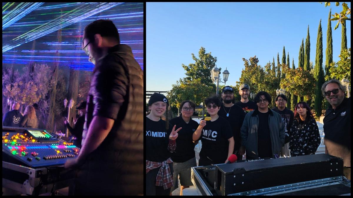  MUS-P11: Live sound students with faculty 