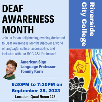 Deaf Awareness Flyer