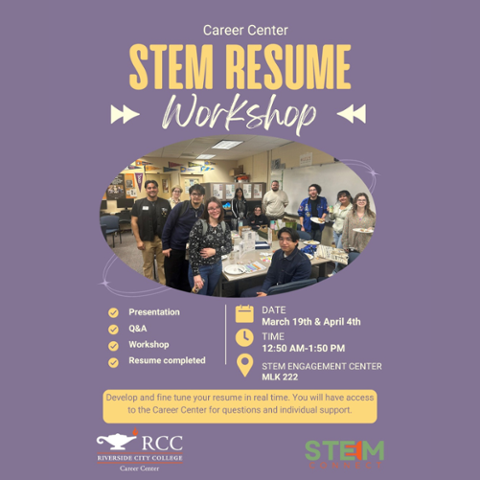 STEM Resume Flyer