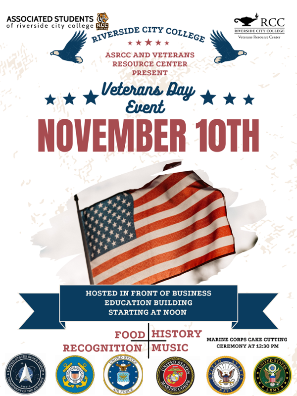 Veterans Day event ASRCC poster