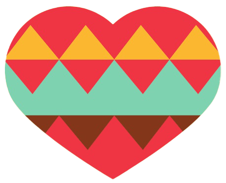 Latinx heritage month logo-heart